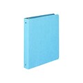 Wilson Jones PRESSTEX 1 3-Ring Non-View Binder, Opaque Light Blue (A7038612)