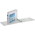 Cardinal ClearVue 1 3-Ring View Binder, D-Ring, White (22112V4)