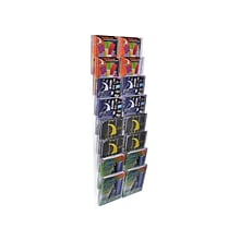 Azar Literature Holder, 8.5 x 11, Clear Plastic (252325)