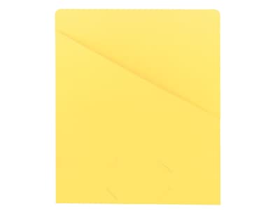 Smead Paper Stock File Jacket, Letter Size, Yellow, 25/Pack (75434)