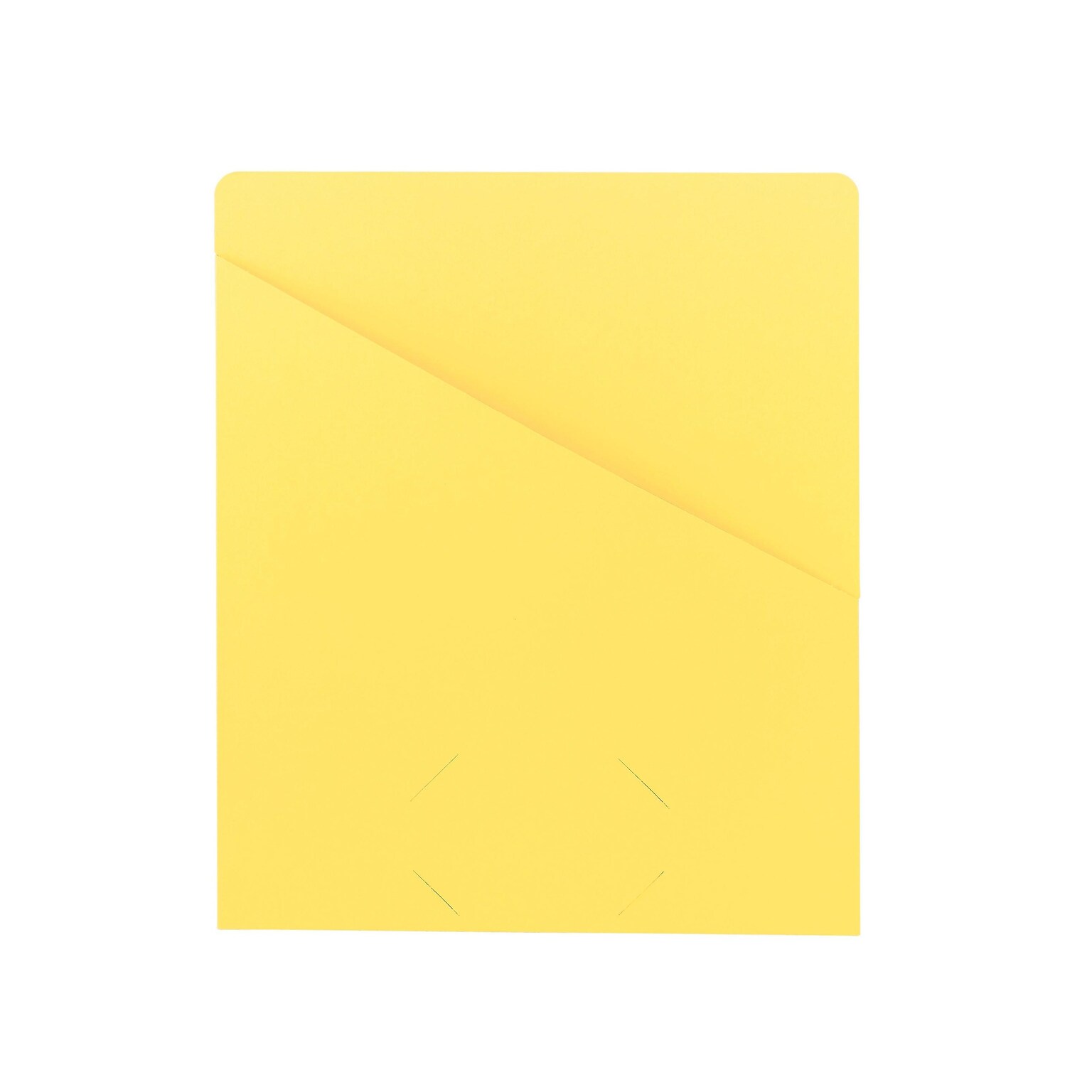 Smead Paper Stock File Jacket, Letter Size, Yellow, 25/Pack (75434)