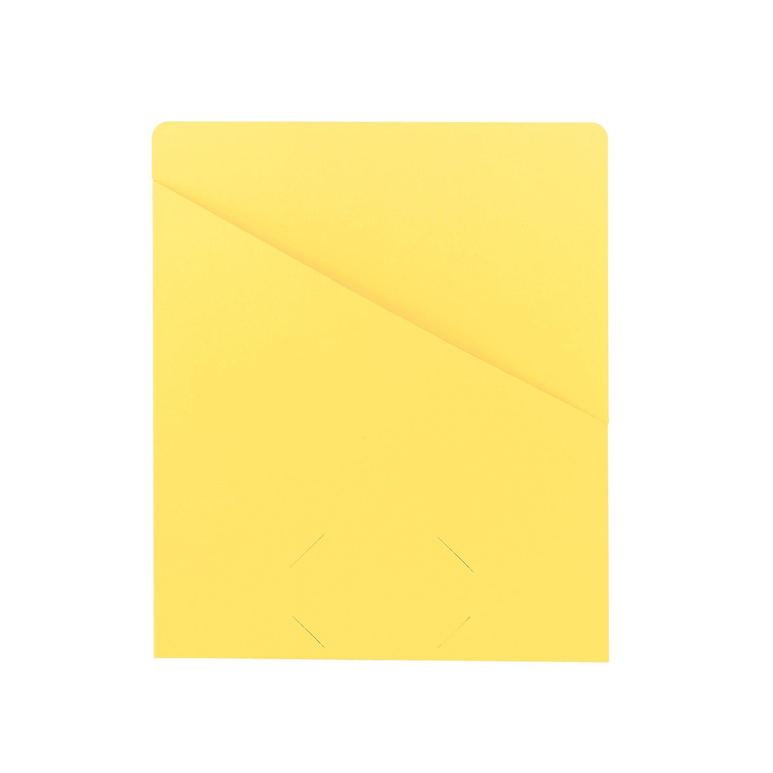 Smead Paper Stock File Jacket, Letter Size, Yellow, 25/Pack (75434)