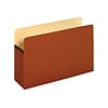 Pendaflex Earthwise 100% Recycled Reinforced File Pocket, 5 1/4 Expansion, Legal Size, Red (E1536G)