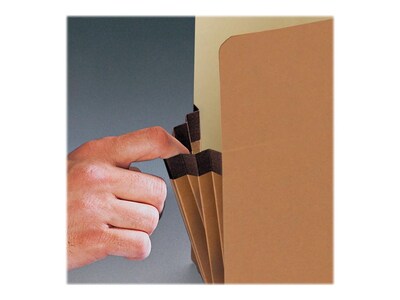 Smead File Pocket, 5.25" Expansion, Legal Size, Redrope (74810)