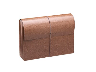 Smead Classic Redrope File Pocket, 3.5 Expansion, Legal Size, Brown (71356)