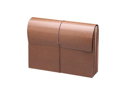 Smead Classic Redrope File Pocket, 3.5 Expansion, Legal Size, Brown (71356)