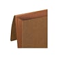 Smead Classic 30% Recycled Reinforced File Pocket, 3 1/2" Expansion, Legal Size, Redrope (649335)