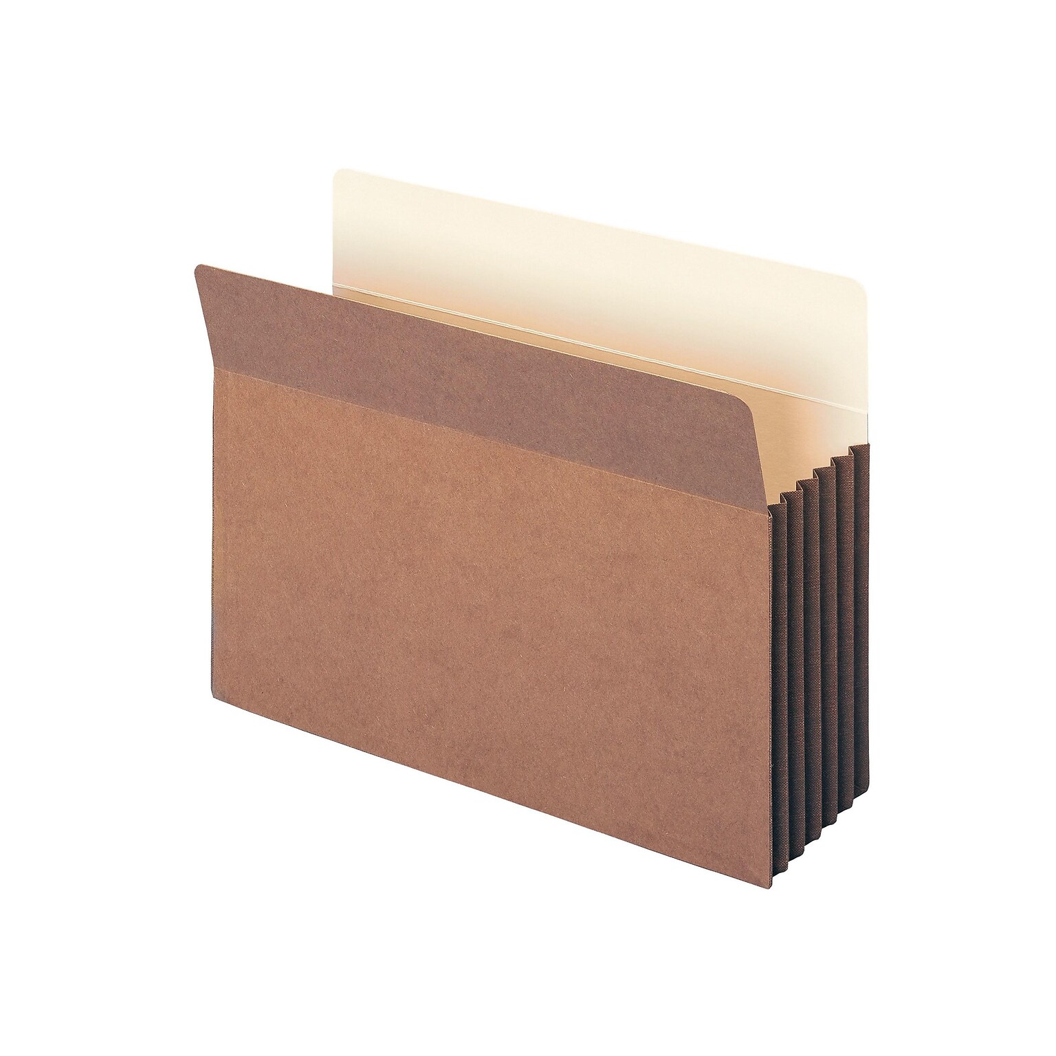 Smead Paper Stock File Pocket, 5.25 Expansion, Letter Size, Redrope, 10/Box (73274)