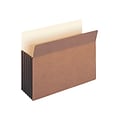 Smead Paper Stock File Pocket, 5.25 Expansion, Letter Size, Redrope, 10/Box (73274)