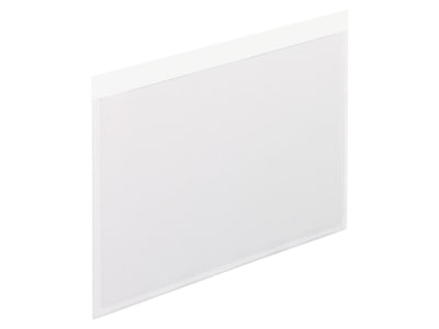 Pendaflex File Pocket, Clear Envelopes Clear with White Back, 100/Each (PFX99376)