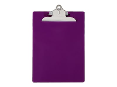 Saunders Recycled Plastic Clipboard, Letter Size, Purple (21606)