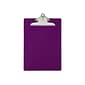 Saunders US-Works Plastic Clipboard, Letter Size, Purple (21606)