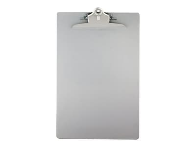 Saunders Recycled Aluminum Clipboard, Legal Size, Silver (22519)