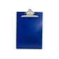 Saunders US-Works Plastic Clipboard, Letter Size, Blue (21602)