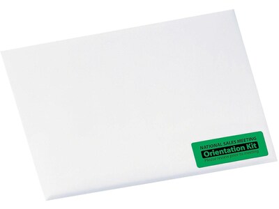 Avery Laser Address Labels, 1" x 2 5/8", Neon Green, 30 Labels/Sheet, 25 Sheets/Pack, 750 Labels/Pack (5971)