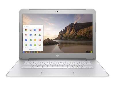 HP 14-ak040nr 14 Chromebook Laptop, Intel 2.16GHz Processor, 4GB Memory, 16GB Hard Drive, Google Chrome