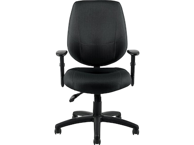 Offices To Go Fabric Task Chair, Patterned Black (OTG11631B)