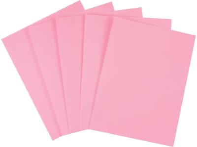 Brights Multipurpose Paper, 20 lbs., 8.5 x 11, Pink, 500/Ream, 5 Reams/Carton (25207A)