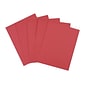 Staples Brights Multipurpose Colored Paper, 20 lbs., 8.5" x 11", Red, 500/Ream (25208)