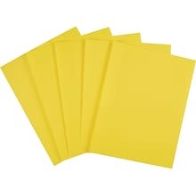 Staples Brights Multipurpose Colored Paper, 20 lbs., 8.5 x 11, Yellow, 500/Ream (25204)