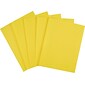 Staples Brights Multipurpose Colored Paper, 20 lbs., 8.5" x 11", Yellow, 500/Ream (25204)