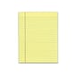 TOPS Legal Notepads, 8.5" x 11", Wide, Canary, 50 Sheets/Pad, 12 Pads/Pack (TOP 7522)
