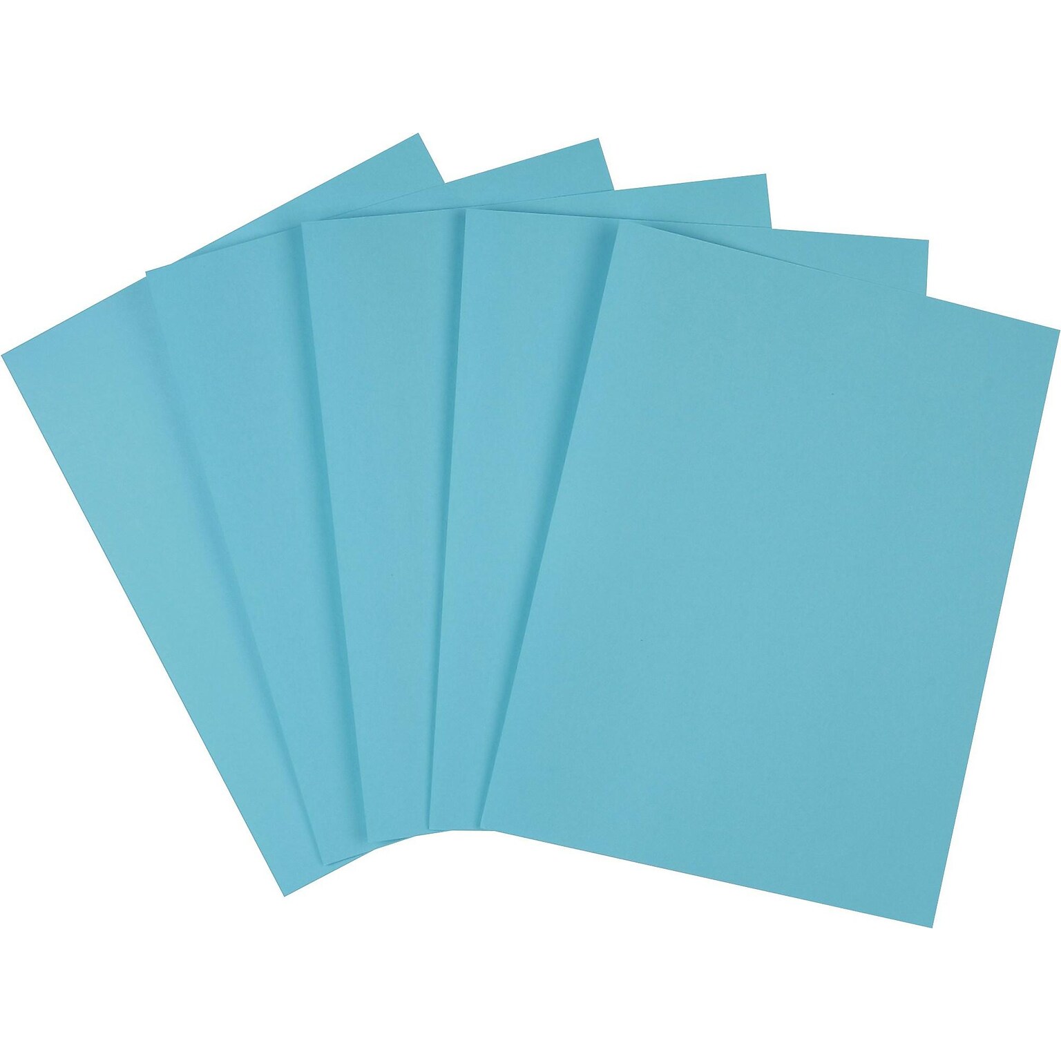 Staples Brights Multipurpose Paper, 24 lbs., 8.5 x 11, Blue, 500/Ream (20101)
