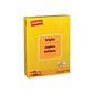 Staples® Brights Multipurpose Paper, 24 lbs., 8.5" x 11", Yellow, 500/Ream (20102)
