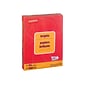 Staples® Brights Multipurpose Paper, 24 lbs., 8.5" x 11", Red, 500/Ream (20104)