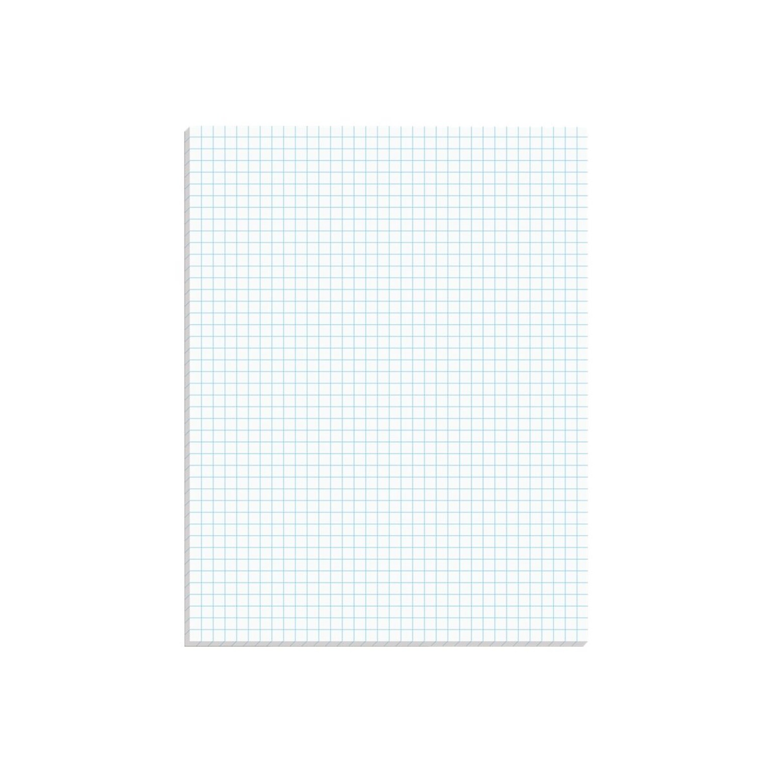 Ampad Notepad, 8.5 x 11, Graph, White, 50 Sheets/Pad (TOP22-000)