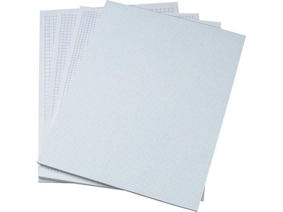 Ampad Notepad, 8.5" x 11", Graph, White, 50 Sheets/Pad (TOP22-000)