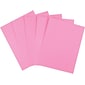 Staples Brights Multipurpose Colored Paper, 24 lb, 8.5" x 11", Pink, 500/Ream, 10 Reams/Carton (20106A)