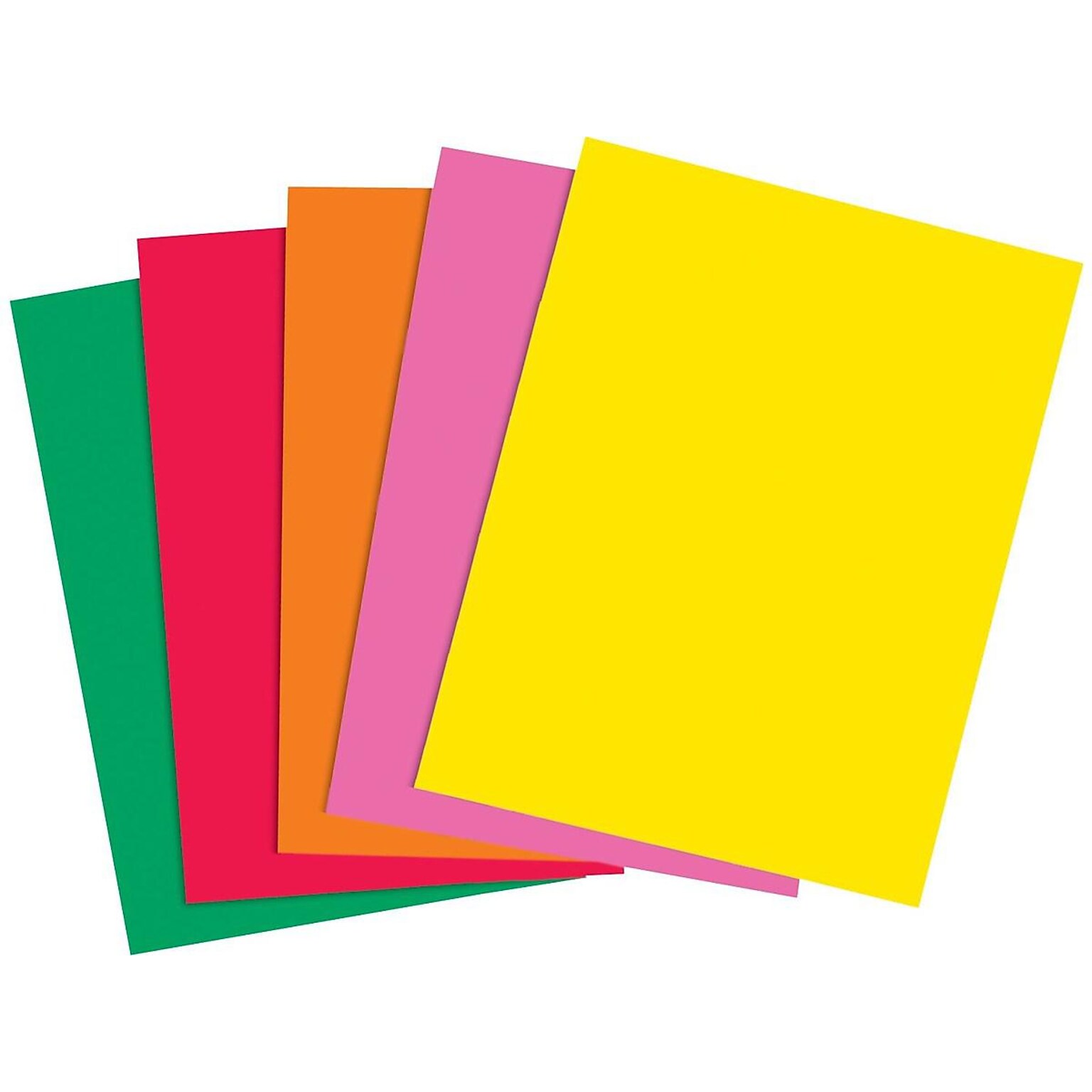 Staples Brights Multipurpose Paper, 24 lbs., 8.5 x 11, Assorted, 500/Ream (20200)