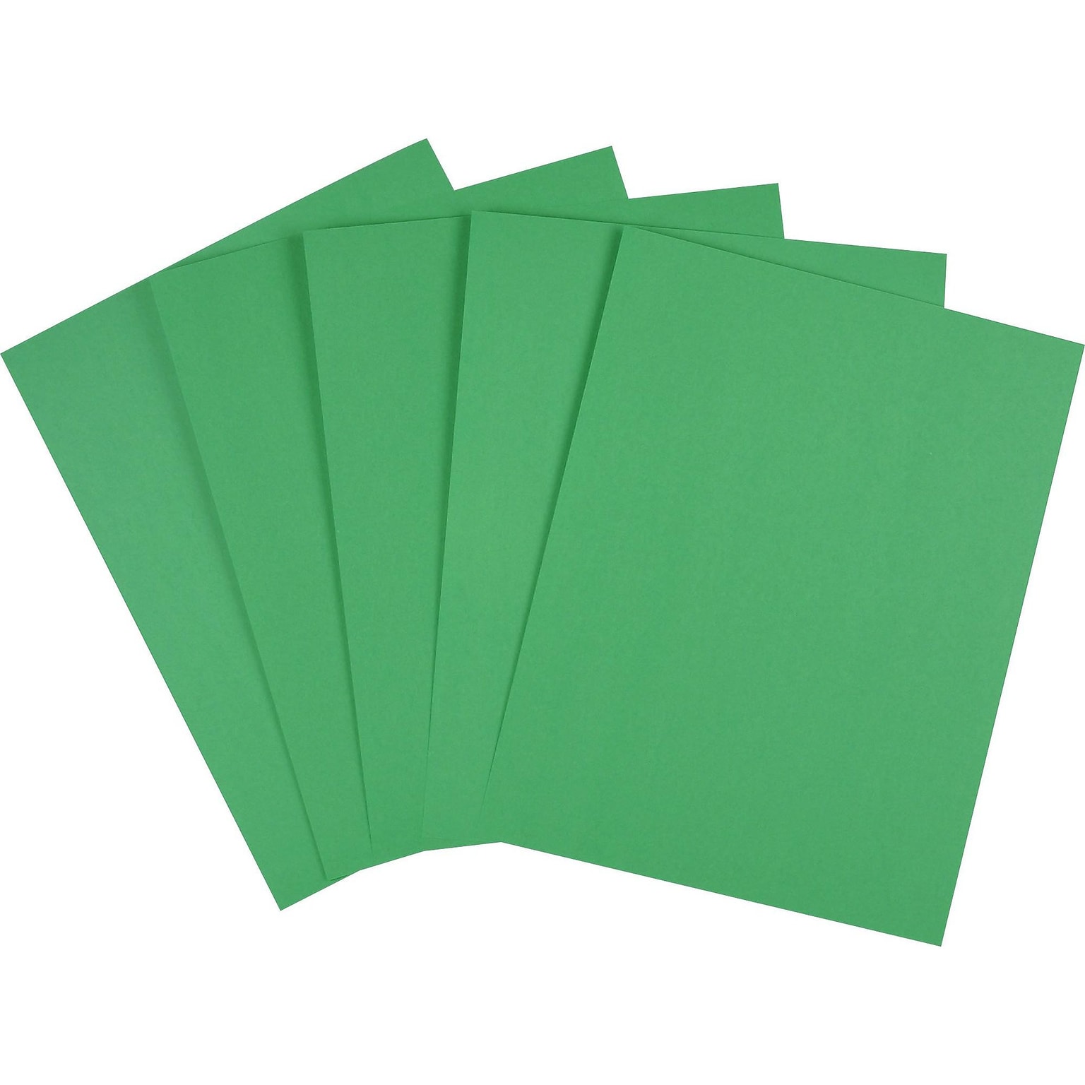 Staples Brights Multipurpose Colored Paper, 24 lb, 8.5 x 11, Dark Green, 500/Ream, 10 Reams/Carton (20103A)