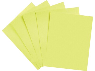 Astrobrights Cover Paper, 65 lbs, 8.5" x 11", Lift-Off Lemon, 250/Ream (22831)
