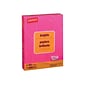 Staples® Brights Multipurpose Paper, 24 lbs., 8.5 x 11, Fuchsia, 500/Ream (20109)