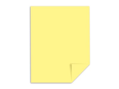 Exact Index 90 lb. Paper, 8.5 x 11, Canary Yellow, Pack (49141)