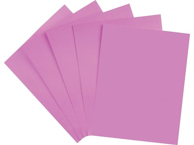Brights Multipurpose Paper, 24 lbs., 8.5 x 11, Purple, 500/Ream, 10 Reams/Carton (20110A)