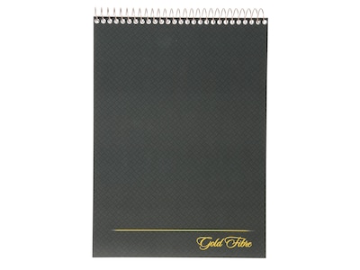 Ampad Gold Fibre Designer Series Notepad, 8.5 x 11.75, Wide, White, 70 Sheets/Pad (20-813)