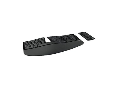 Microsoft Sculpt Ergonomic For Business Wireless Keyboard, Black (5KV-00001)