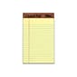 TOPS The Legal Pad Notepads, 5" x 8", Legal, Canary, 50 Sheets/Pad, 12 Pads/Pack (TOP 7501)