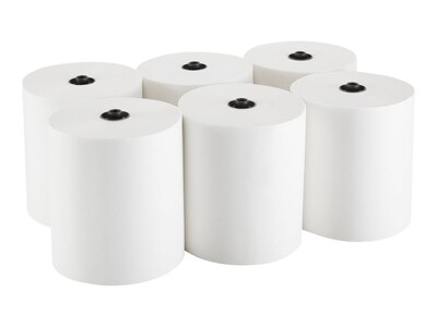 enmotion Recycled Recycled Hardwound Paper Towels, 1-ply, 700 ft./Roll, 6 Rolls/Carton (89430)