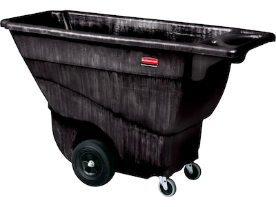 Rubbermaid Commercial Tilt Truck, 450 lbs., Black (FG9T1300BLA)