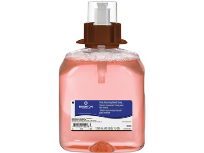 Brighton Professional™ Premium Soap for BP4 Push-Style Dispenser, Cranberry Scent, 1250 mL Foam Soap Refill 3/Carton (18493)