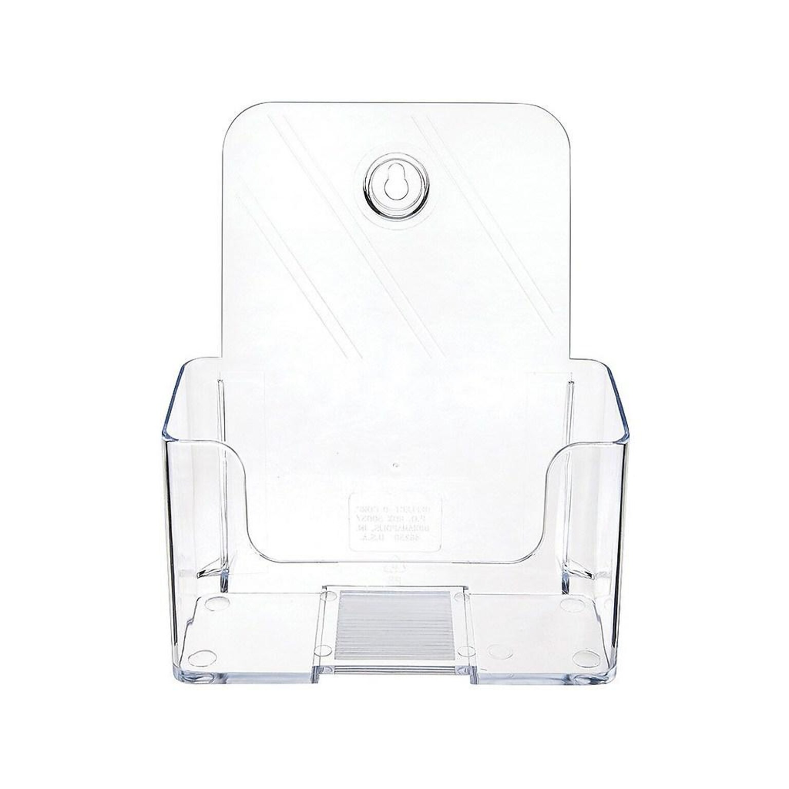 Deflecto® Docuholder® Booklet Size Literature Holder 7.75 x 6.5 x 3.75, Crystal Clear Plastic (74901)