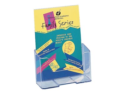 Quill Brand® Literature Holder, 6.5 x 2.24, Clear Plastic (16647-CC)