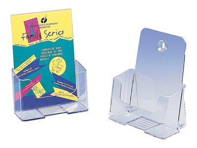 Quill Brand® Literature Holder, 6.5 x 2.24, Clear Plastic (16647-CC)