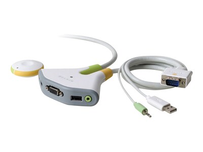 Belkin Flip F1DG102UTT KVM Switch, Each