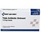 First Aid Only Triple Antibiotic Ointment, 0.02 oz., 12/Box 12-001