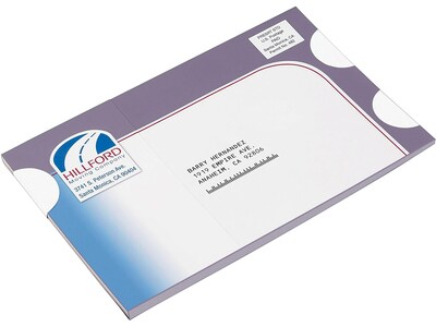 Avery Laser/Inkjet Mailing Seals, 1-1/2 Diameter, White, 6 Labels/Sheet, 40 Sheets/Pack, 240 Labels